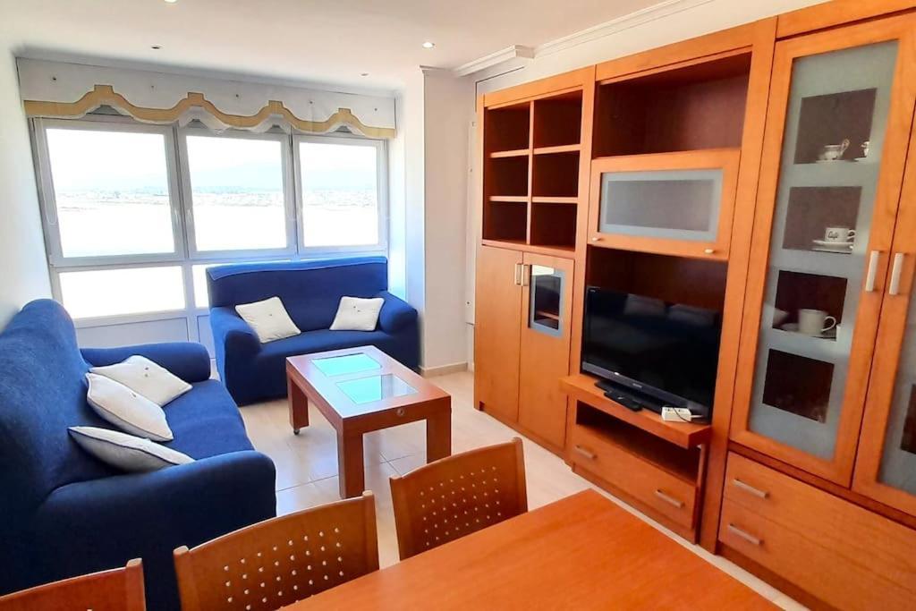 Apartamento Vistas Al Mar Con Piscina Y Terraza Foz Exterior foto