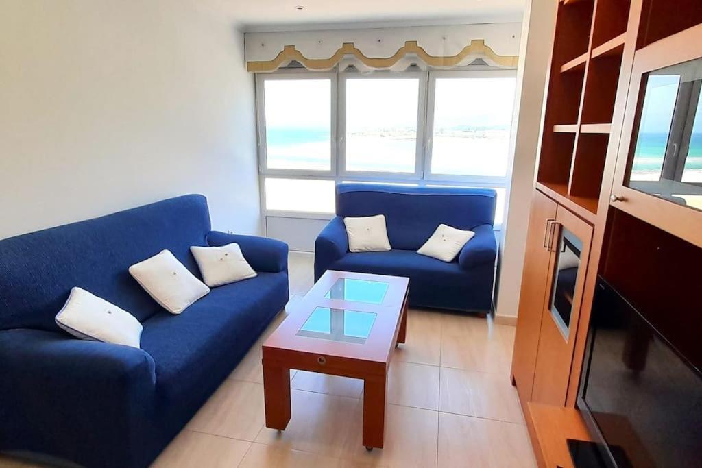 Apartamento Vistas Al Mar Con Piscina Y Terraza Foz Exterior foto